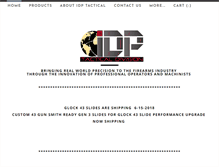 Tablet Screenshot of idptactical.com
